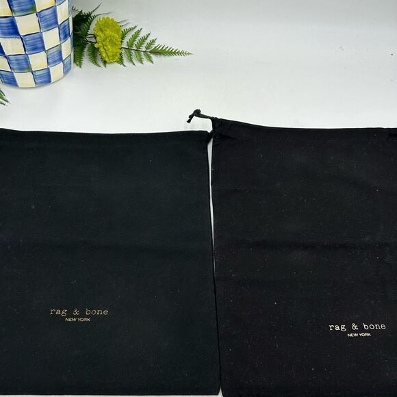 Rag and bone drawstring, dust bags set of two - Picture 1 of 5